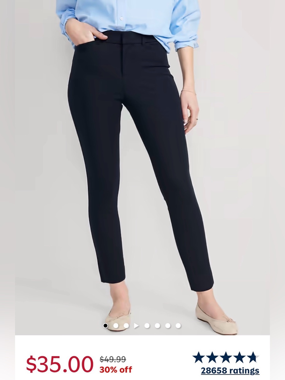 Pixie Skinny High Waisted Ankle Pants
